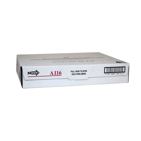 National Checking Company Interleaving Carbon Guest Check Board - 2 Part Gold, 16 Line, 3.4 x 6.75 inch -- 50 books per case.