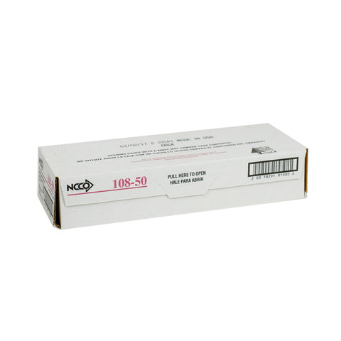 National Checking Company Carbonless Guest Check Paper - 2 Part Green, 19 Line, 3.4 x 6.75 inch -- 2500 per case.