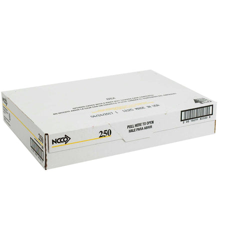 Guestcheck Paper - 1Part, White Bond/Blue, 15 Line, 3.5 X 6.75 Inch, 100 Checks Per Book -- 10000 Per Case.