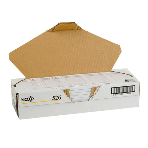 National Checking Company Guest Check Board - 1 Part Pink, 18 Line, 3.5 x 6.75 inch -- 2500 per case.