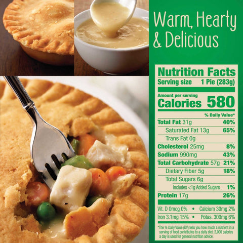 Conagra Marie Calendar Entree Turkey Pot Pie, 10 Ounce -- 12 per case.