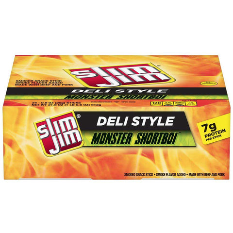 Slim Jim Original Flavor Deli Style Meat Sticks, 0.9 Ounce -- 144 per case