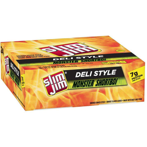 Slim Jim Original Flavor Deli Style Meat Sticks, 0.9 Ounce -- 144 per case