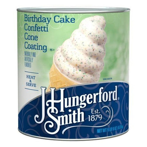 Jhs Birthday Cake Confetti Cone Coating, 116 Ounce -- 3 per case