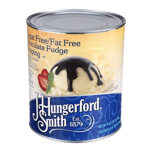 Jhs Chocolate Sugar Free Fat Free Chocolate Fudge Topping, 96 Ounce -- 3 per case