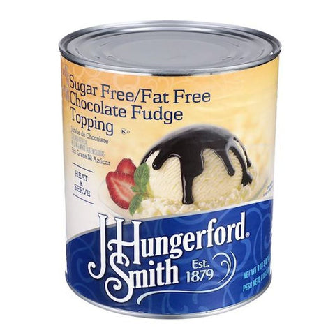 Jhs Chocolate Sugar Free Fat Free Chocolate Fudge Topping, 96 Ounce -- 3 per case