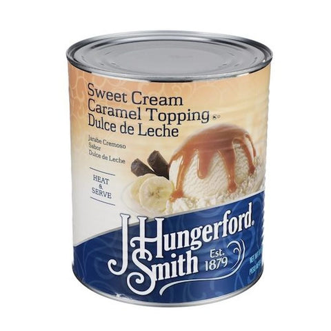 Jhs Sweet Cream Caramel Topping, 96 Ounce -- 3 per case