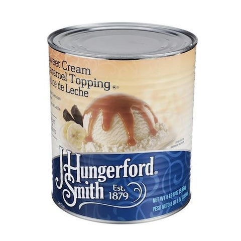 Jhs Sweet Cream Caramel Topping, 96 Ounce -- 3 per case