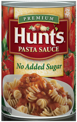 Hunts No Added Sugar Spaghetti Pasta Sauce, 24 Ounce -- 12 per case