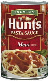 Hunts Meat Flavored Spaghetti Pasta Sauce, 24 Ounce -- 12 per case