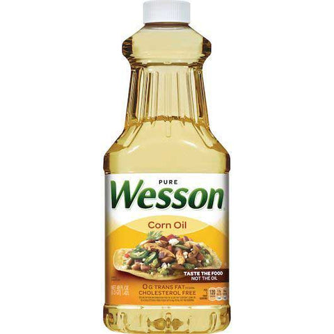 Wesson Corn Oil, 48 Fluid Ounce -- 9 per case