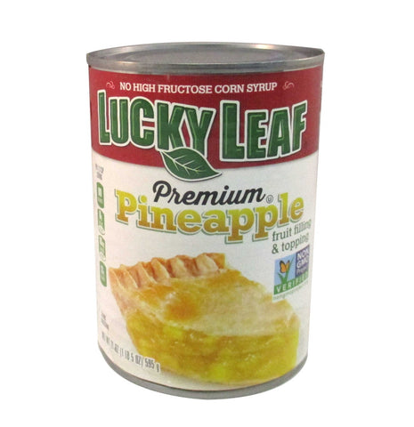 Lucky Leaf Premium Pineapple Pie Filling, 21 Ounce -- 8 per case.