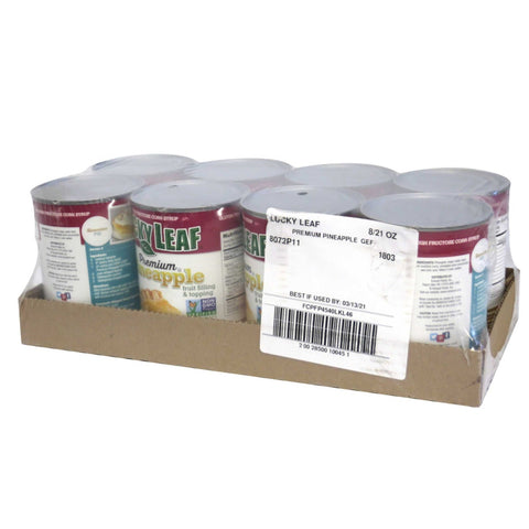 Lucky Leaf Premium Pineapple Pie Filling, 21 Ounce -- 8 per case.