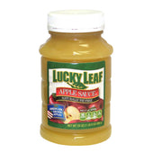 Knouse Foods Lucky Leaf Sweetened Apple Sauce, 24 Ounce -- 12 per case.