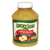 Knouse Foods Lucky Leaf Sweetened Apple Sauce, 48 Ounce -- 8 per case.