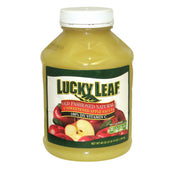 Knouse Foods Lucky Leaf Natural No Sweetner Apple Sauce, 46 Ounce -- 8 per case.