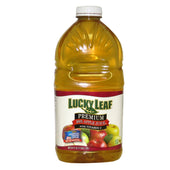 Lucky Leaf Premium 100 Percent Apple Juice with Vitamin C, 64 Fluid Ounce -- 8 per case.