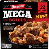 Banquet Dynamite Penne Meatball Mega Bowl, 14 Ounce -- 8 per case.