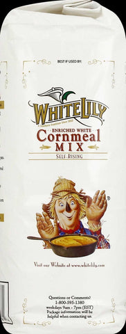 White Lily Self Rising Corn Meal, 5 Pound -- 8 per case.