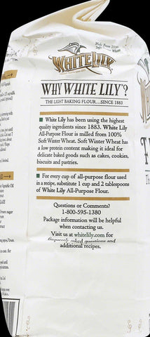 White Lily All Purpose Flour, 5 Pound -- 8 per case.