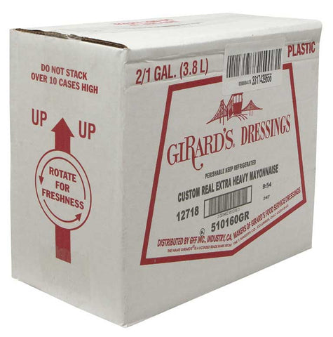 Girards Dressing Extra Heavy Custom Real Mayonnaise, 1 Gallon -- 2 per case.