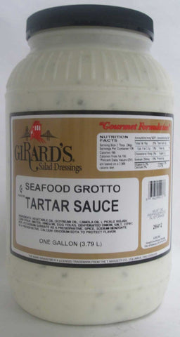 Girards Dressing Seafood Grotto Tartar Sauce, 1 Gallon -- 2 per case.