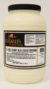 Girards Dressing Au Naturel Classic Chunky Bleu Cheese Dressing, 1 Gallon -- 2 per case.