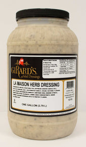Girards Dressing La Maison Herb French Dressing, 1 Gallon -- 2 per case.