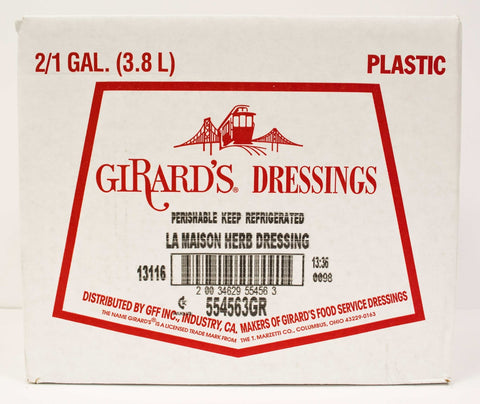 Girards Dressing La Maison Herb French Dressing, 1 Gallon -- 2 per case.