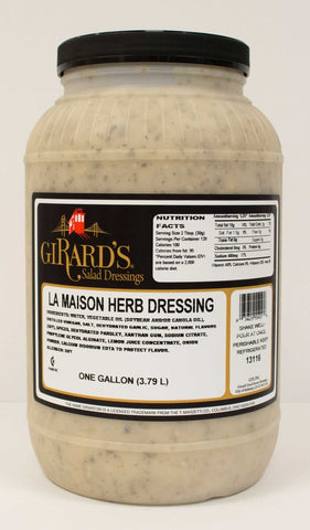 Girards Dressing La Maison Herb French Dressing, 1 Gallon -- 2 per case.
