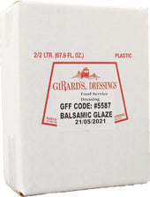 Girards Dressing Balsamic Glaze Dressing, 2 Liter -- 2 per case.