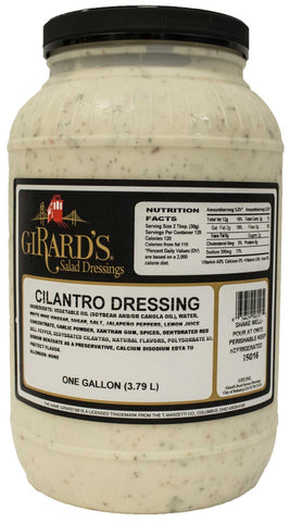 Girards Dressing Cilantro Dressing, 1 Gallon -- 2 per case.