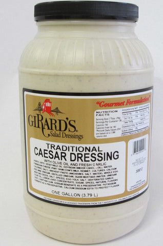 Girards Dressing Traditional Olive Oil Caesar Dressing, 1 Gallon -- 2 per case.