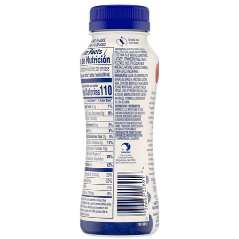 Danone Strawberry Yogurt Smoothie, 7 Ounce -- 8 per case