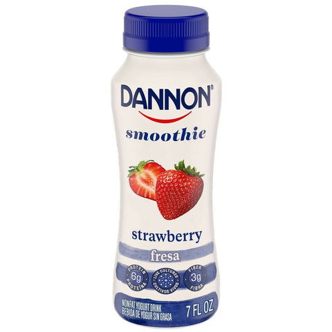 Danone Strawberry Yogurt Smoothie, 7 Ounce -- 8 per case