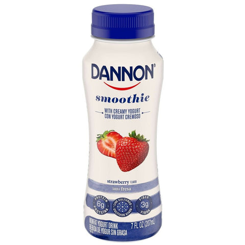 Danone Strawberry Yogurt Smoothie, 7 Ounce -- 8 per case