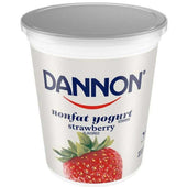 Dannon Strawberry Nonfat Yogurt, 32 Ounce -- 6 per case