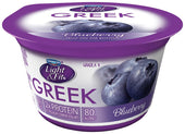 Light and Fit Blueberry Greek Nonfat Yogurt, 5.3 Ounce -- 12 per case.