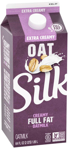 Silk Original Extra Creamy Full Fat Oatmilk, 64 Fluid Ounce -- 6 per case