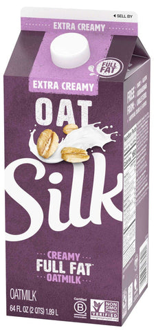 Silk Original Extra Creamy Full Fat Oatmilk, 64 Fluid Ounce -- 6 per case