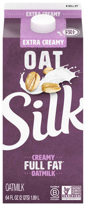 Silk Original Extra Creamy Full Fat Oatmilk, 64 Fluid Ounce -- 6 per case