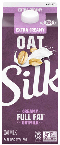 Silk Original Extra Creamy Full Fat Oatmilk, 64 Fluid Ounce -- 6 per case