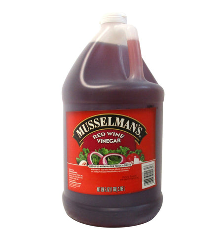 Musselmans Red Wine Vinegar, 128 Fluid Ounce -- 4 per case.