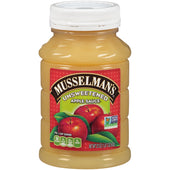 Knouse Foods Musselmans Natural No Sweetner Apple Sauce, 23 Ounce -- 12 per case.