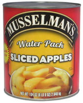 Musselmans Water Pack Sliced Apples, 104 Ounce -- 3 per case