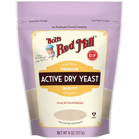 Bobs Red Mill Active Dry Yeast, 8 Ounce -- 5 per case