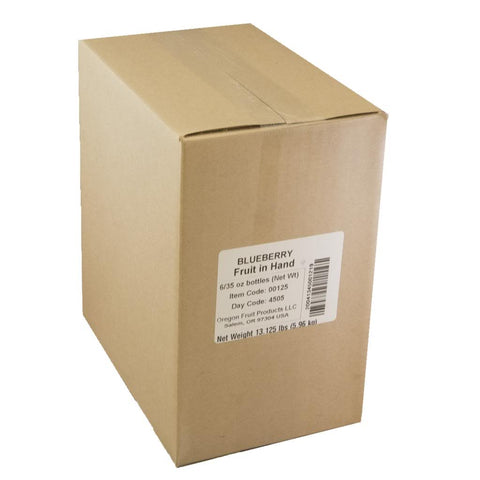 Fruit In Hand Blueberry Pourable Fruit Puree, 35 Ounce -- 6 per case.
