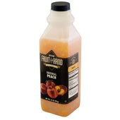 Fruit In Hand Peach Pourable Fruit Puree, 35 Ounce -- 6 per case
