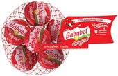 The Laughing Cow Mini Babybel Original Cheese in Net, 4.5 Ounce -- 12 per case.