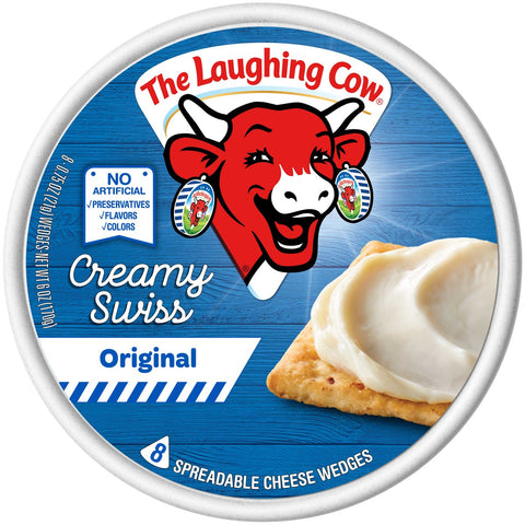 The Laughing Cow Original Cheese Wedge, 6 Ounce -- 12 per case.